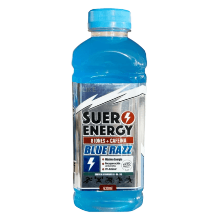 Bebida Hidratante Suero 8 Iones con Cafeína + Guaraná y Vitaminas B3, B6, B12 - 630ml