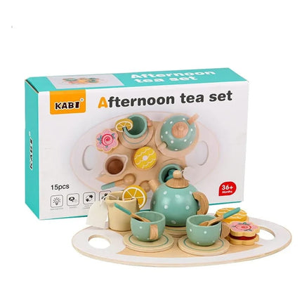 Set de Té Didáctico de Madera para Niños