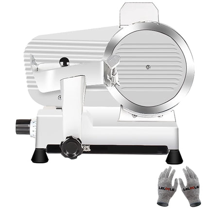 Cortadora de carne LELOCLE, 340 W, eléctrica, 25 cm, para hogar/comercio