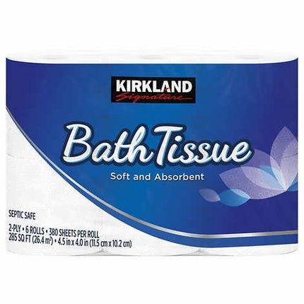 Papel Higiénico Kirkland 6 un | Apishop.cl