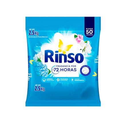 Detergente En Polvo Hortensias y Flores Blancas, 2.5 kg