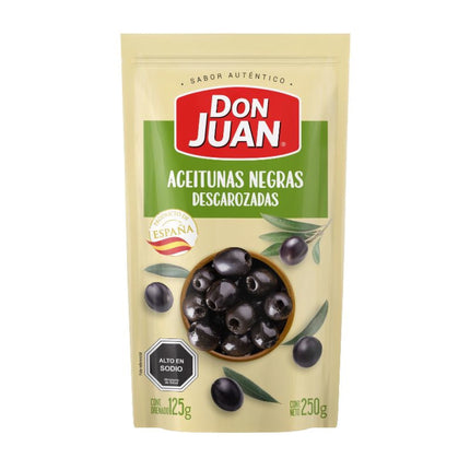 Aceitunas Negras Descarozadas Bolsa, 250 g | Apishop