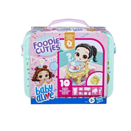 Juguetes de Muñeca Baby Alive Foodie Cuties Serie Dulce 10 sorpresas(Incluye 1 producto al azar del surtido)