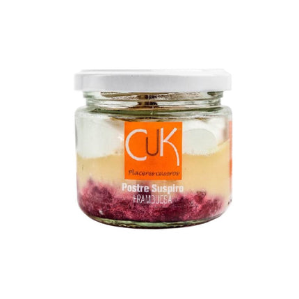 Postre Helado Suspiro Frambuesa Frasco, 140 g - CUK | Apishop