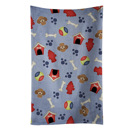 Paño de cocina con diseño de caniche de Caroline's Treasures