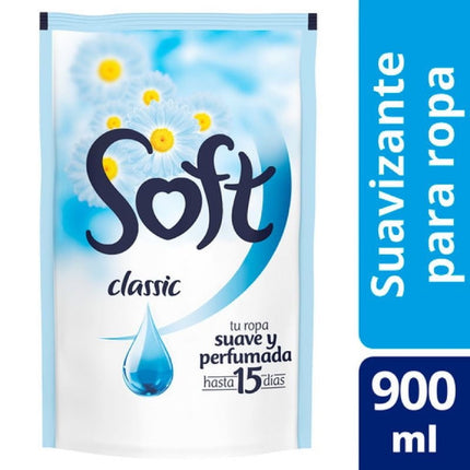 Suavizante Líquido Classic Doypack, 900 ml