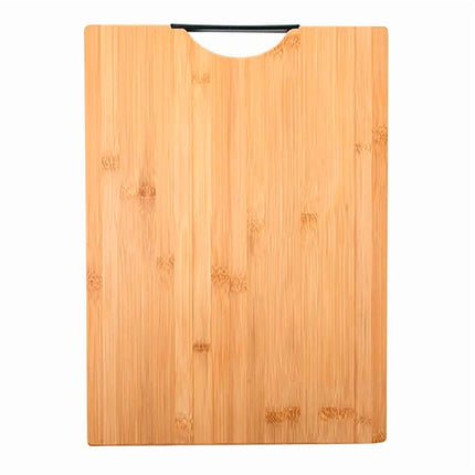 Tabla De Cortar De Madera Bambú Carne Y Verduras Picoteo 38x28cm