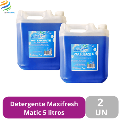 Detergente Liquido Maxifresh Matic 5 Litros eco 2 Unidades