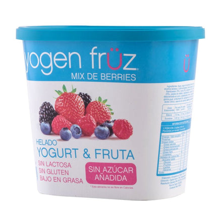 Helado de Yogurt y Fruta Mix Berries Pote, 800 ml