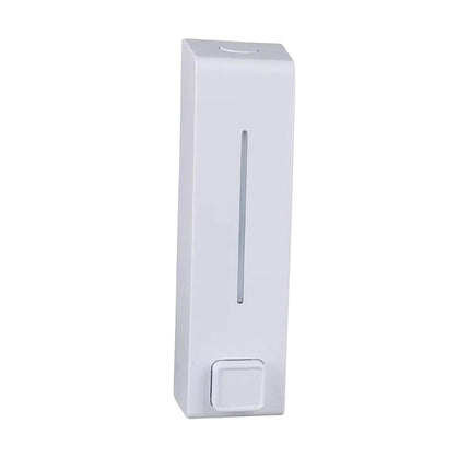 Dispensador De Jabón De 600 Ml Champú De Ducha De Baño Montado En La Pared Hotel Blanco
