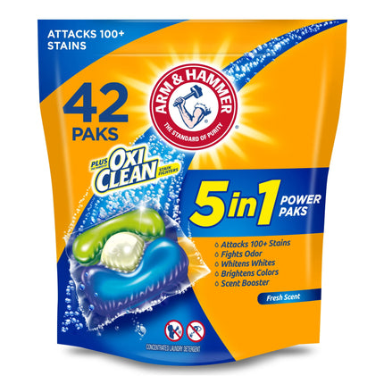 ARM Y HAMMER A H DETERGENTE PODS CAPSULA 42 UNIDADES