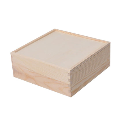 Caja De Almacenamiento De Madera, Caja Rústica Para Dulces De Boda, Pasatiempos Artísticos, Tarjetas De Amantes DIY, 20x20x8cm