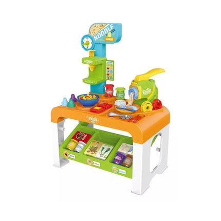 Juguete Mesa MAquina De Fideos Con Plasticina Magica 37 Piezas