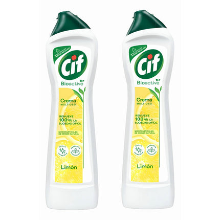 Pack x 2 Limpiador Crema Cif Bioactive Limón 750 gr