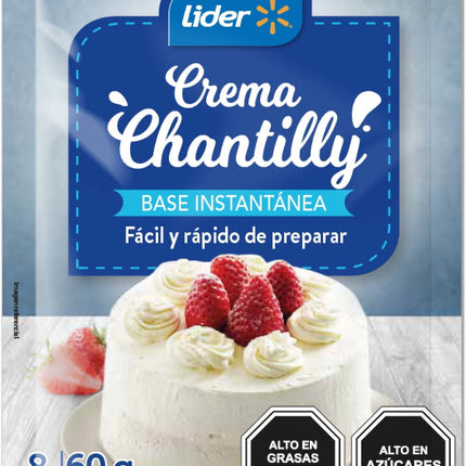 Crema Chantilly en polvo Sobre, 60 g