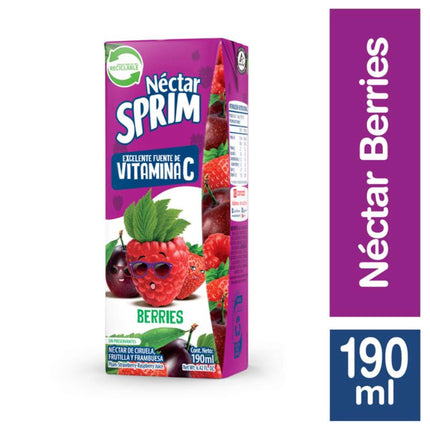 Néctar Tetra Pack berries, 190 ml