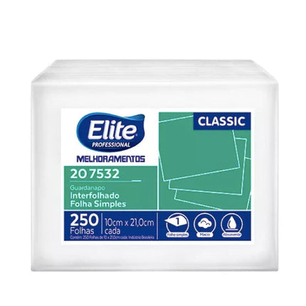 Elite Servilleta Classic Interfoliada Express Una Hoja 250 unid | Apishop.cl
