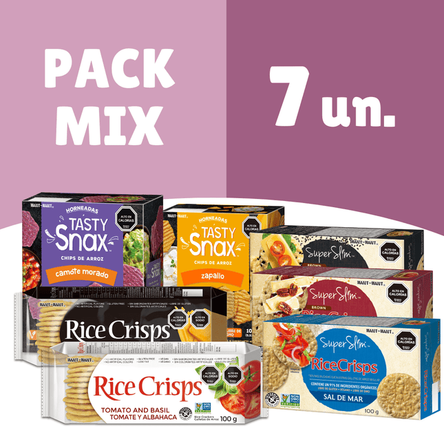 Pack Galletas RiceCrisps Mix aperitivo