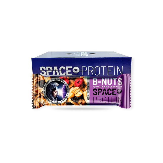 Box 30 Barras B-nuts 40gr Mani, Caju, Cranberries, Raspberries - Space