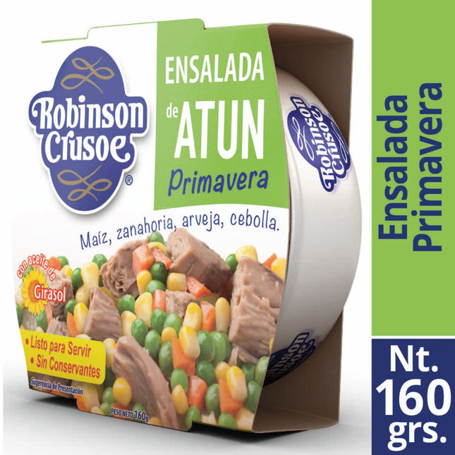 Ensalada de Atún Robinson Crusoe Primavera 160 g neto