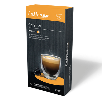 Cápsulas de Café Caramel, 10 un - Caffesso | Apishop