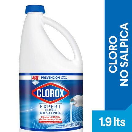 Cloro Líquido Anti-Splash Tradicional Botella, 1900 g