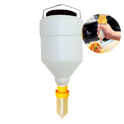 Salsero Dispensador Salsas Botella Colgante Exprimible 3,5 L
