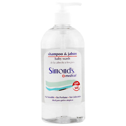 Shampoo y Jabón Simond's 2 En 1 Recién Nacido 500 ml
