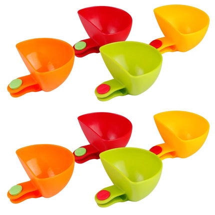 Juego de cuencos para patatas fritas y salsas Guyuyii Colorful, 8 piezas, para fiestas