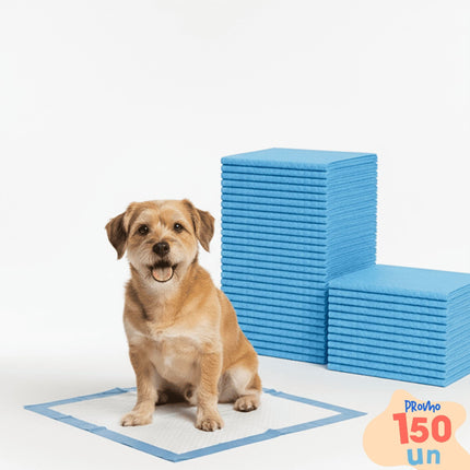 150 Pañales Sabanillas Entrenamiento Absorbentes Mascota Perros y Gatos 60x45 cm