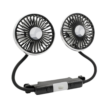 Ventilador De Refrigeración Para Asiento Trasero De Coche, Silencioso, De Doble Cabezal, Para Sedán