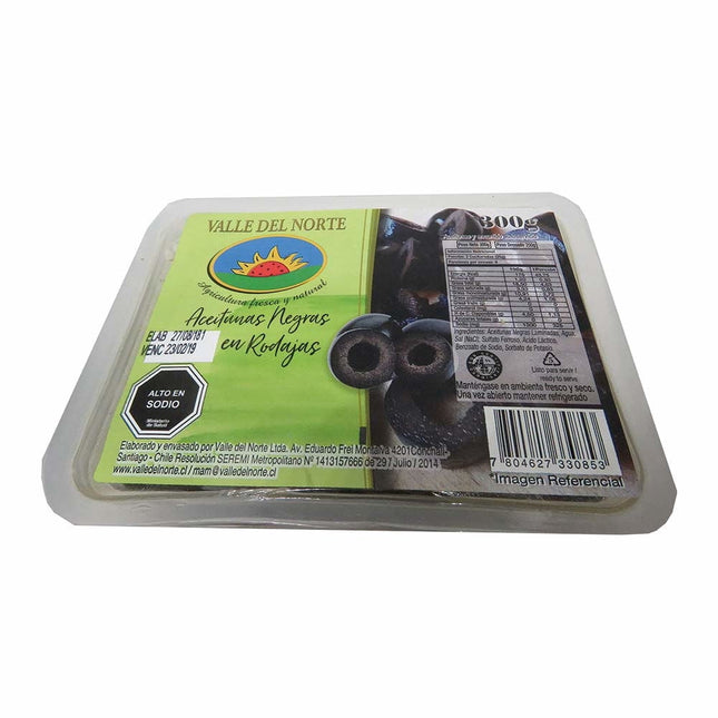 Aceitunas Negras en Rodajas 1 Un, 300 g | Apishop