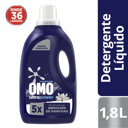 Detergente Líquido Matic Ultra Power Botella, 1,8 L