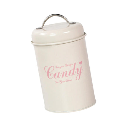 Recipiente De Café Con Tapa De Arroz Con Nueces De Regalo Para Perros Recipiente Para La Oficina De La Barra De Despensa Dulces Blancos