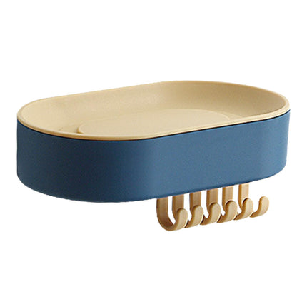 Jabón Esponja Estante Drenaje Estante De Almacenamiento De Cocina Estante De Almacenamiento Para Ducha Azul