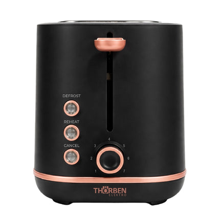 Tostador eléctrico 2 panes Thor Gold Rose Toaster