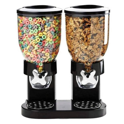 Dispensador Doble De Mesa Cereal Granos Dulces Frutos Secos