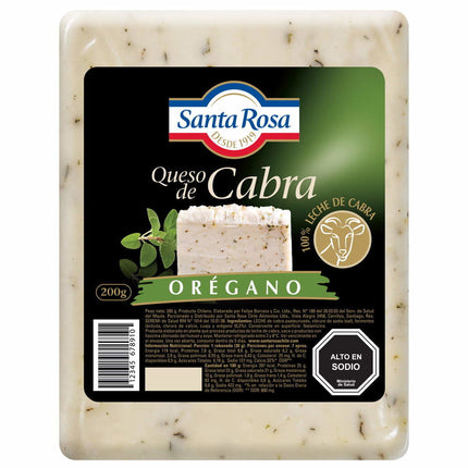 Queso de Cabra Orégano Trozo, 200 g