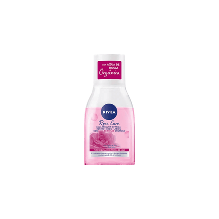 Desmaquillante agua micelar Nivea Rose Care, todo tipo de piel 100mL