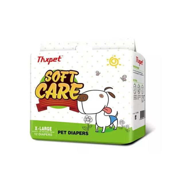 Pañales Peros pastor aleman o Dalmata Talla Xl 25-40 Kg -12Un amarillo PÑ-XL-1