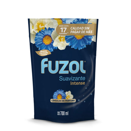 Suavizante líquido fuzol intense doypack, 700 ml