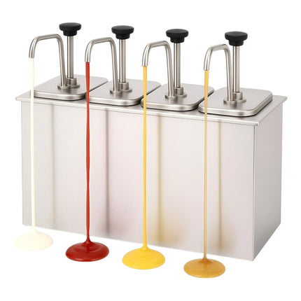 Dispensador De Salsa Dispensador Bomba Dosificador Salsa 8l