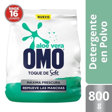 Detergente En Polvo Aloe Vera, 800 g