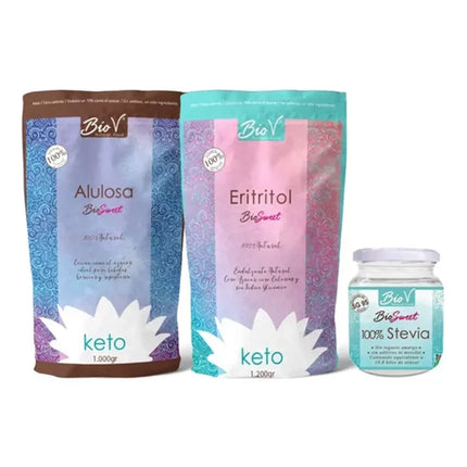 Pack X3 Alulosa 1000gr + Erititrol 1200gr + Steviasg95 40gr