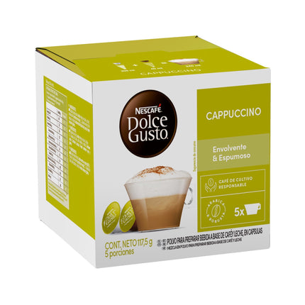 Café En Cápsulas Cappuccino 5 Tazas, 117,5 g