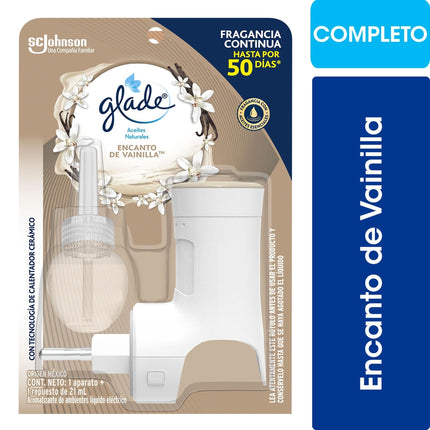 Desodorante Ambiental  Eléctrico Kit Aceite Encanto de Vainilla Blister, 21 ml