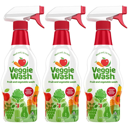 Wash para frutas y verduras Veggie Wash, 473 ml, paquete de 3