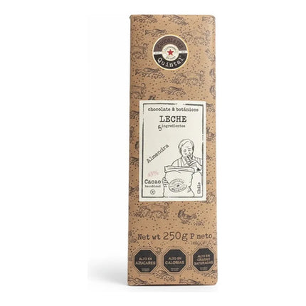 Quintal - Chocolate De Leche Con Almendras - Barra 250g