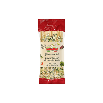 Pasta Linguini Calabacín y Cebolla Tiberino 1 x 200 gr