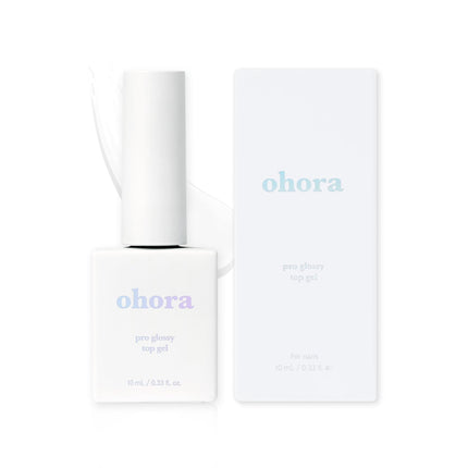 Gel para el cuidado de las uñas Ohora Pro Glossy Top Gel para gel semicurado